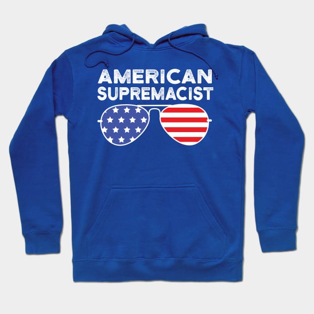 American Supremacist american flag merica usa gifts Hoodie by Gaming champion